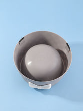 Load image into Gallery viewer, 'Bow Pattern Pet Bowl' very elegant inlaid bowl for pets with incorporated bow. A luxurious and stylish pet accessory! Colour: Grey Pattern Type: Plain Material: Plastic Collection: Luxury-pet Applicable Pet: Cat/Dog