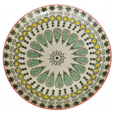 Load image into Gallery viewer, '2 pieces' The perfect present for a foodie friend, this Oviedo and Cordoba breakfast plate set:  - Plate 1: made from cream stoneware and simply decorated with hand-painted geometric flowers, makes a pleasingly pretty addition to any morning table. Both dishwasher and microwave safe  Material: Stoneware