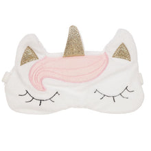 Load image into Gallery viewer, '1 piece - Random Enchanted Rainbows Unicorn Eye Mask - loved by both children and adults, this fluffy eye mask, great for relaxing during a nap or at night, your friends will love it when you show it to them before you sleep or wake up and then, unicorns bring luck, maybe they will help you dreaming and sleeping well!'