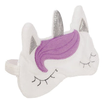 Load image into Gallery viewer, '1 piece - Random Enchanted Rainbows Unicorn Eye Mask - loved by both children and adults, this fluffy eye mask, great for relaxing during a nap or at night, your friends will love it when you show it to them before you sleep or wake up and then, unicorns bring luck, maybe they will help you dreaming and sleeping well!'