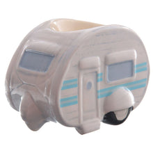 Load image into Gallery viewer, Beautifully designed ceramic egg cup part of the tableware summer collection, Caravan and camping theme. Cute table decor item and gift idea!      Material: Ceramic, High gloss finish     Dimensions: Height 6.5cm Length 9cm Depth 6.5cm Weight 0.186     Food Safe: Yes     Microwave Safe: No     Dishwasher Safe: No     Designer: Ted Smith     Gift box included