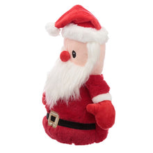 Load image into Gallery viewer, Lovely Festive home decor item: Plush Santa Claus Father Christmas Door Stop. Decorate your home with this accessory, your guests will love it! Nice gift idea for Christmas Eve!      Material: Outer 100% Polyester, Inner 50/50 Sand and Polyester Wadding