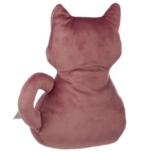 Load image into Gallery viewer, 'Pinky Cat is a door stopper/door stop/door wedge used to hold a door open or closed, or to prevent a door from opening too widely. The pink tone camouflages the grey colour of the dust that usually is on the floor. Cute design, perfect gift for home decor and cat lovers!'