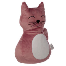 Load image into Gallery viewer, 'Pinky Cat is a door stopper/door stop/door wedge used to hold a door open or closed, or to prevent a door from opening too widely. The pink tone camouflages the grey colour of the dust that usually is on the floor. Cute design, perfect gift for home decor and cat lovers!'