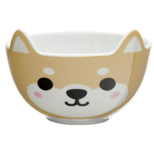 Load image into Gallery viewer, 'Children's Cute Shiba Inu Dog Porcelain Mug and Bowl Set' At meal time, use this cute Shiba inu dog design set to eat your favourite food. Glass and matching bowl, fun either for breakfast, lunch or dinner. Take it with you to school but take care of it because is porcelain made. I am sure your friends will like it and, if you want, you can give it as a gift to someone who loves dogs!'