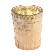 Load image into Gallery viewer, 'Set of 2 Iridescent Tea Lights Holders' Perfect for creating atmosphere at dinnertime - this antique-style iridescent tealight holder is an ideal table decoration. Christmas table setting decor and gift idea.      For tealights only (tealights scented included)