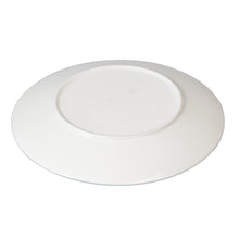 Load image into Gallery viewer, 4 items - These glamorous plates in porcelain will add a touch of elegance to any dining table. Dishwasher and microwave safe.      2 pcs side plate Dimensions: Length: 22 cm Height: 2.5 cm Width: 22 cm     2 pcs dinner plate Dimensions: Length: 27 cm Height: 3 cm Width: 27 cm