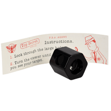 Load image into Gallery viewer, From our fun Secret Agent range, kids love this sideways spyglass! It's great as a party favour or stocking filler and popular with both boys and girls. Bedroom decor / explorer scientist accessory and gift idea Material: Plastic, Cardboard, Mirror