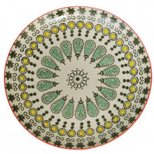 Load image into Gallery viewer, &#39;2 pieces&#39; The perfect present for a foodie friend, this Oviedo and Cordoba breakfast plate set:  - Plate 1: made from cream stoneware and simply decorated with hand-painted geometric flowers, makes a pleasingly pretty addition to any morning table. Both dishwasher and microwave safe  Material: Stoneware
