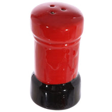 Load image into Gallery viewer, Adorable red ceramic Salt &amp; Pepper Set: Mail &amp; Telephone Boxes. Make your house British with this lovely London souvenir!      Origin: Londoner Souvenir Shop     Condition: new, last available     Material: Ceramic     Designer: Ted Smith     Food Safe: Yes     Dishwasher Safe: No     Microwave Safe: No     Dimensions: Height 7.5 cm

