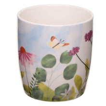 Load image into Gallery viewer, This elegant cup with spring design is made of good porcelain. Adored by mug collectors, this softly coloured item can be used both to hold drinks and as a decorative object carrying pens, for example. Pair it with the portable lunch boxes!      Material: Porcelain (new bone china - good porcelain quality)     Dimensions: Height 9cm Width 12cm Depth 8.5cm Weight 0.373      Food Safe: Yes     Microwave Safe: Yes     Dishwasher Safe: Yes     Volume: 300ml
