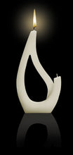 Load image into Gallery viewer, Oriental Arabic style Alusi Multi-flame posh and stylish white candle. Luxury home decor item and elegant gift idea. Dimensions: Big / grande - H 25 cm. It lasts 13 hours. Lead &amp; zinc free wicks. 100% biodegradable food grade wax. Unscented. Multi-incandescent beauty magic Arabian nights vibes. Spiritual, zen, relaxation.
